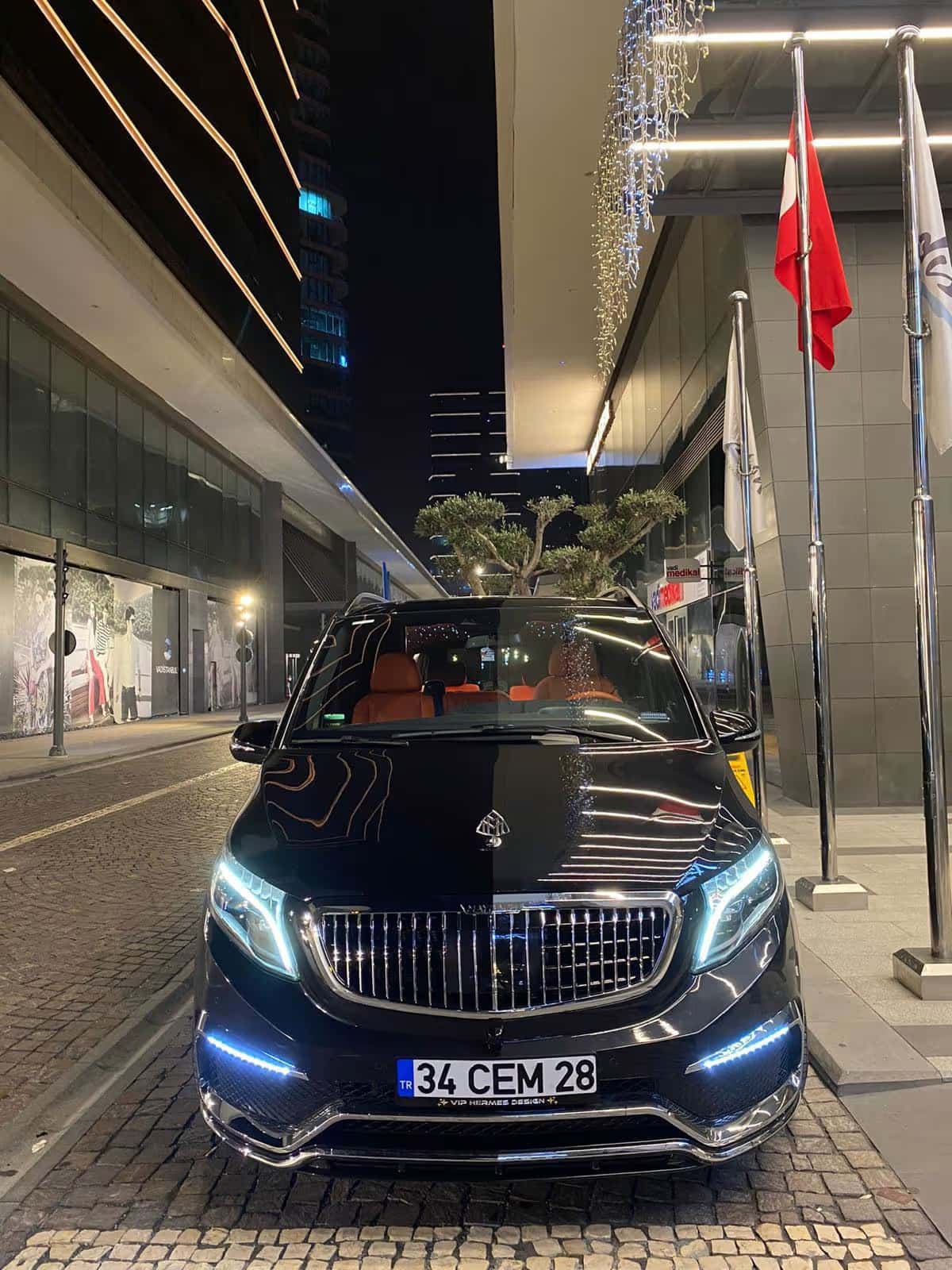 Luxury taxi exterior