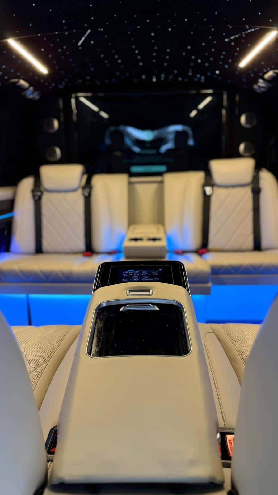 Luxury cabin table detail