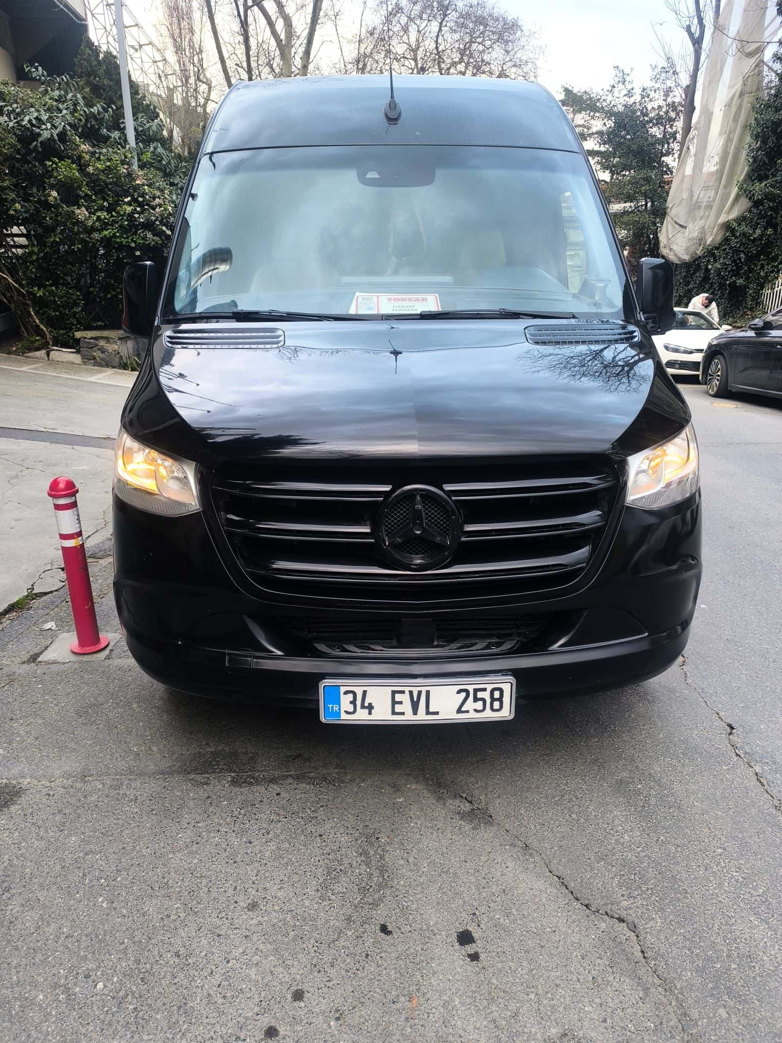 Private van taxi for group transfer 35